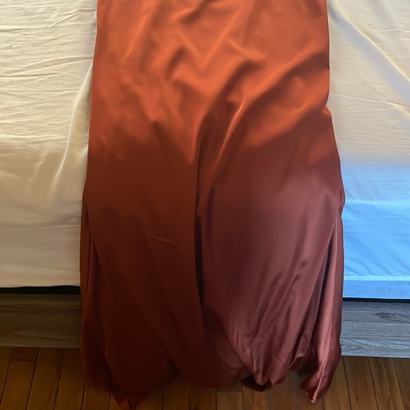 Giselle Mermaid Evening Gown- Terracotta Evening Gown - Picture 2 of 5